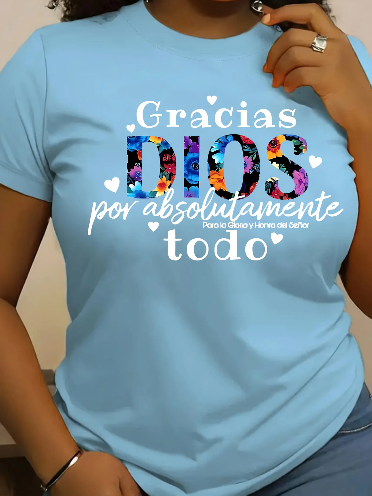 Camiseta Cristiana - Gracias Dios