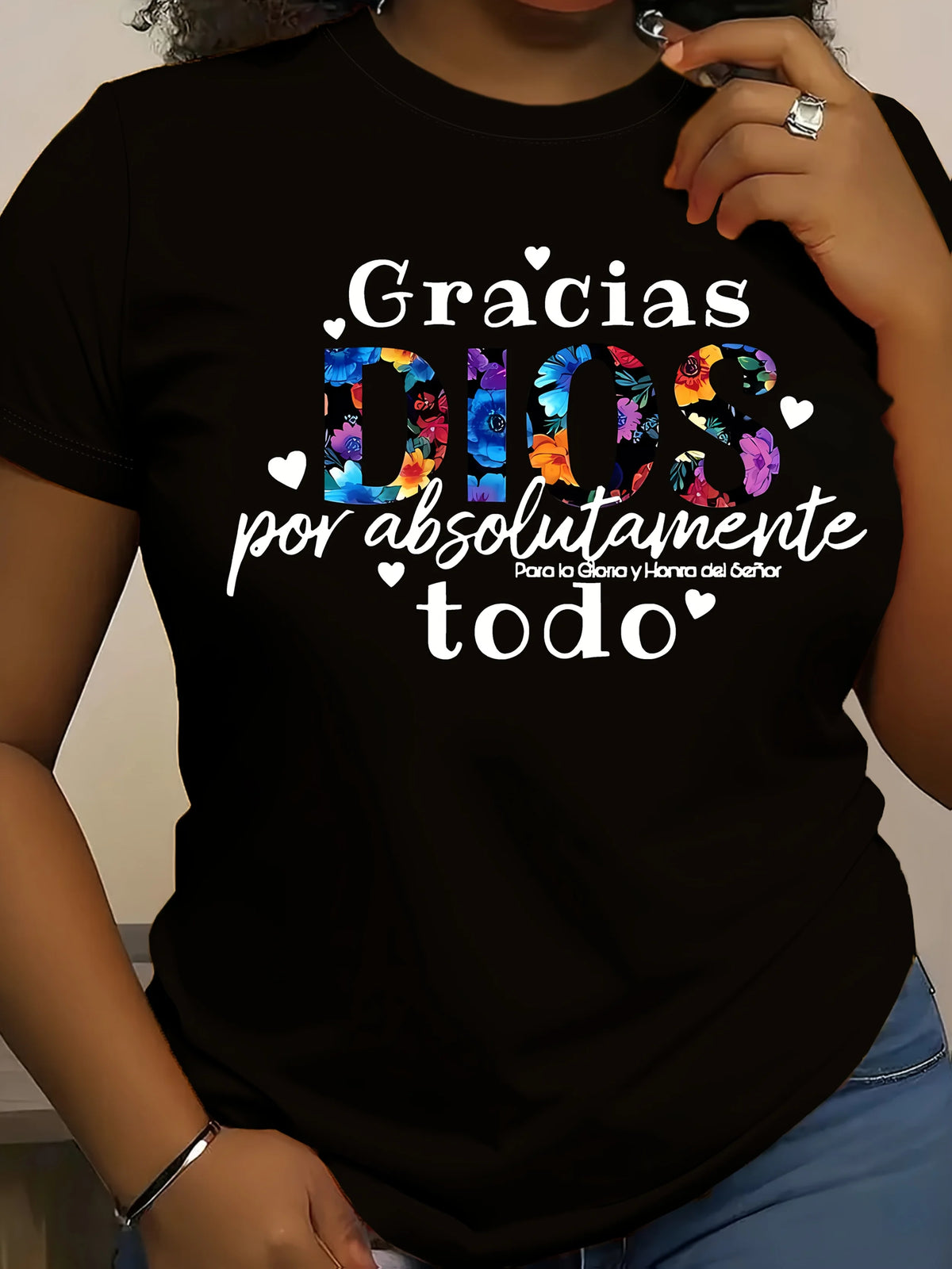 Camiseta Cristiana - Gracias Dios