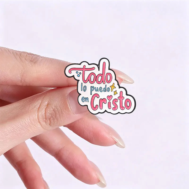 Pin Cristiano con Frases de Fe – Regalo Cristiano