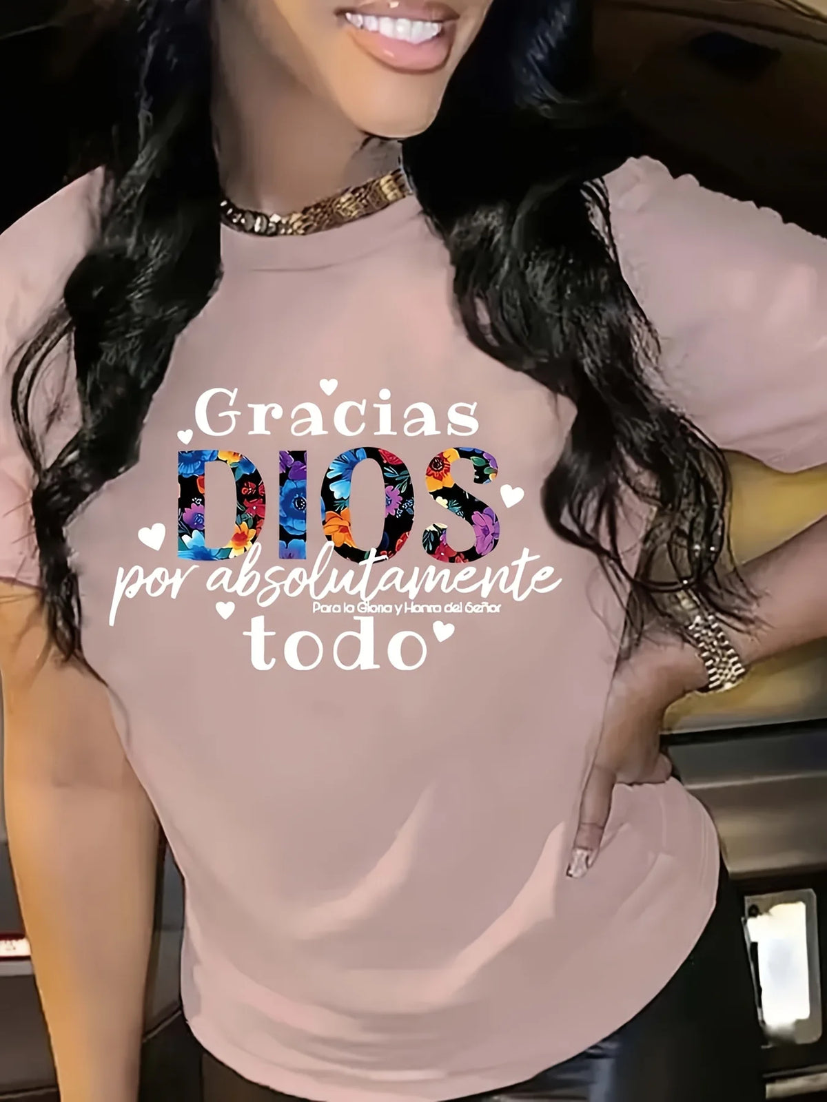 Camiseta Cristiana - Gracias Dios