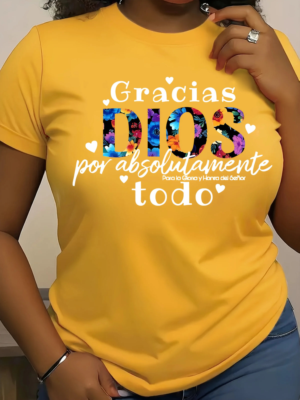 Camiseta Cristiana - Gracias Dios