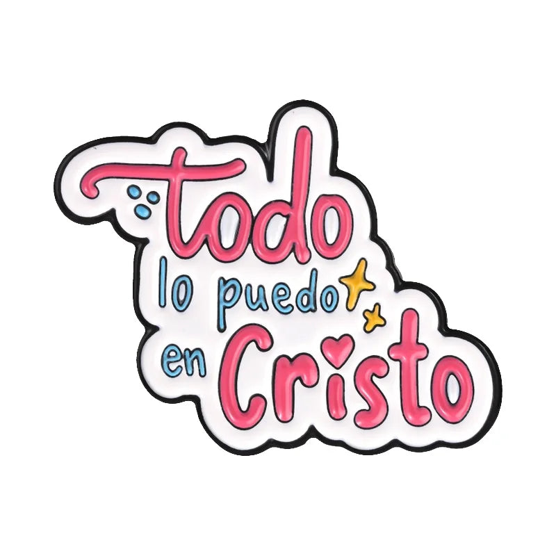 Pin Cristiano con Frases de Fe – Regalo Cristiano