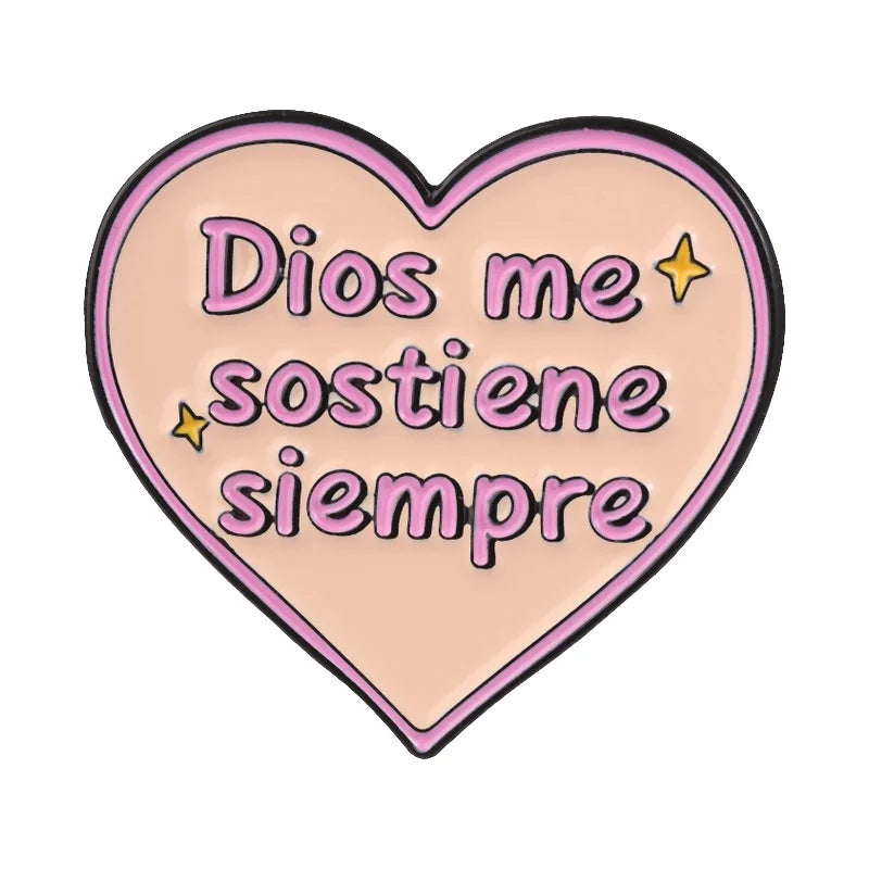 Pin Cristiano con Frases de Fe – Regalo Cristiano