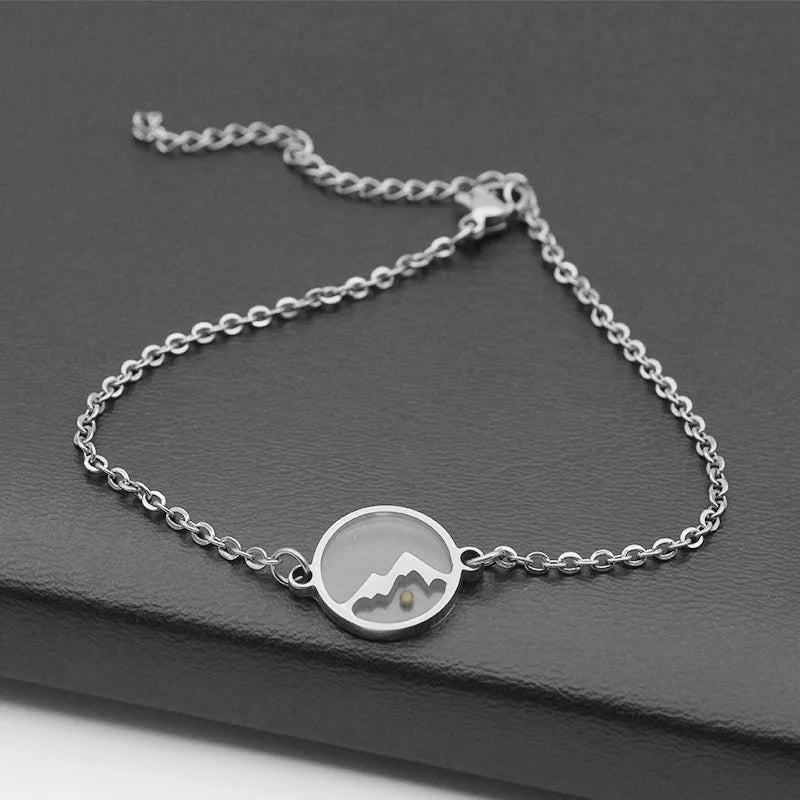 Pulsera "La Fe Mueve Montañas" Con Semilla de Mostaza