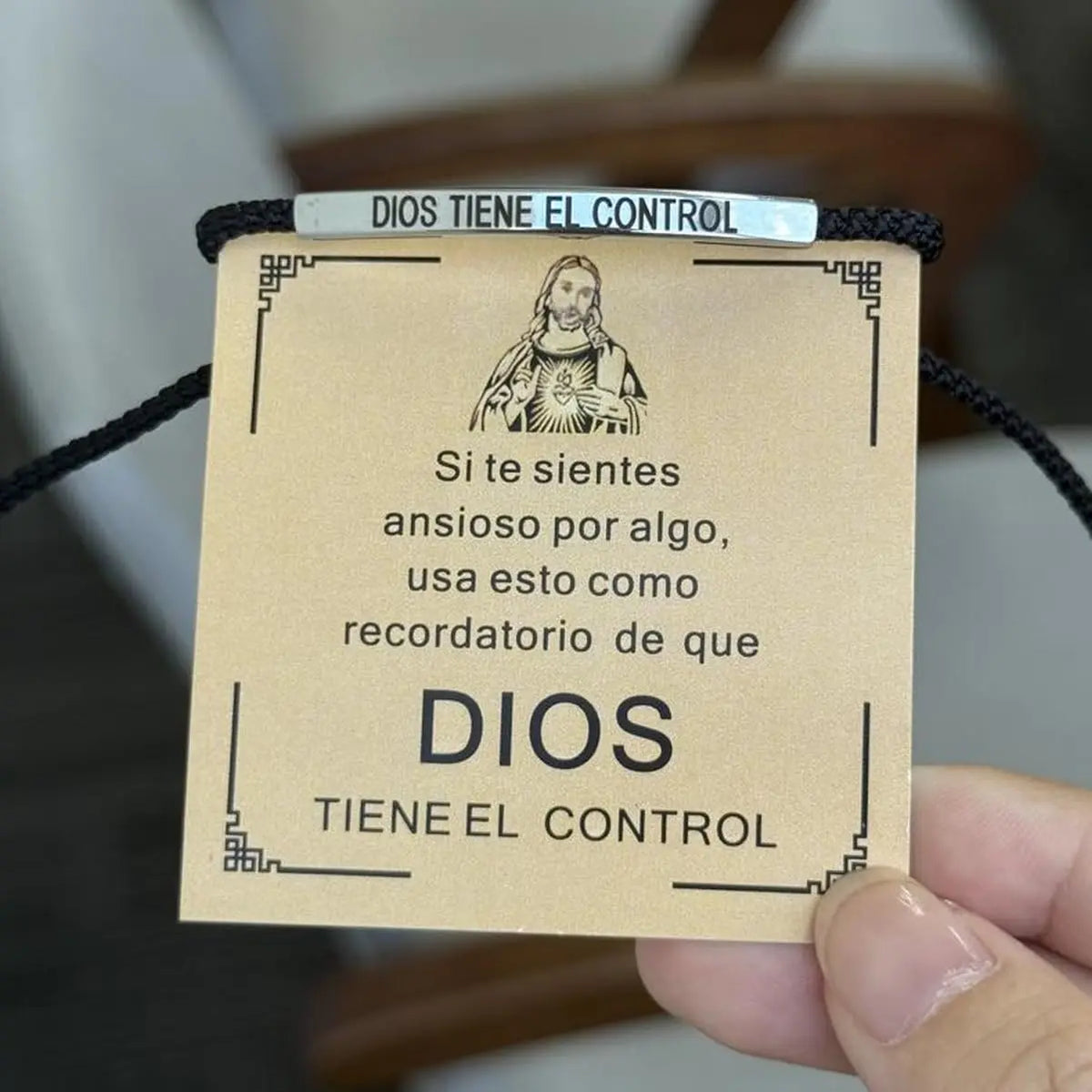 Pulsera “Dios Tiene el Control” – Regalo Cristiano