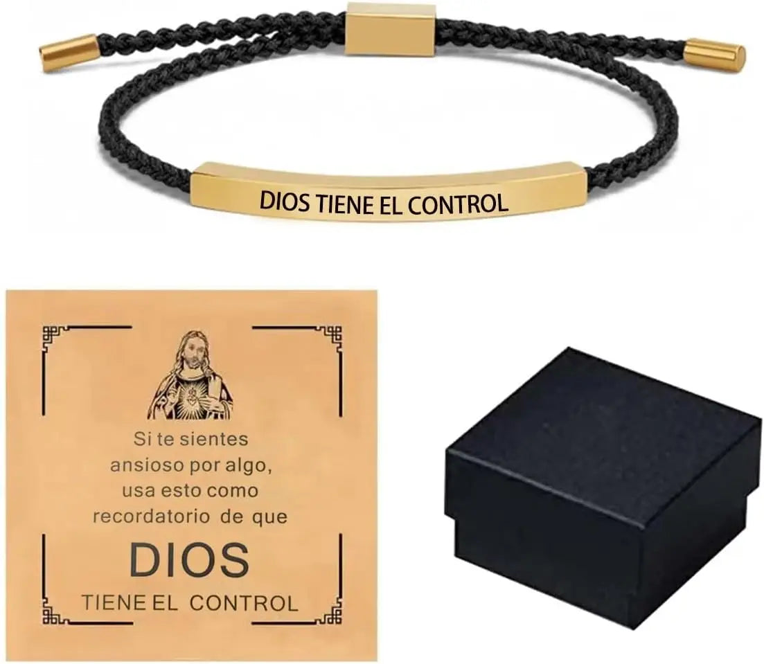 Pulsera “Dios Tiene el Control” – Regalo Cristiano