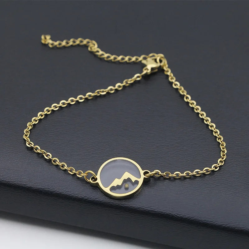 Pulsera "La Fe Mueve Montañas" Con Semilla de Mostaza