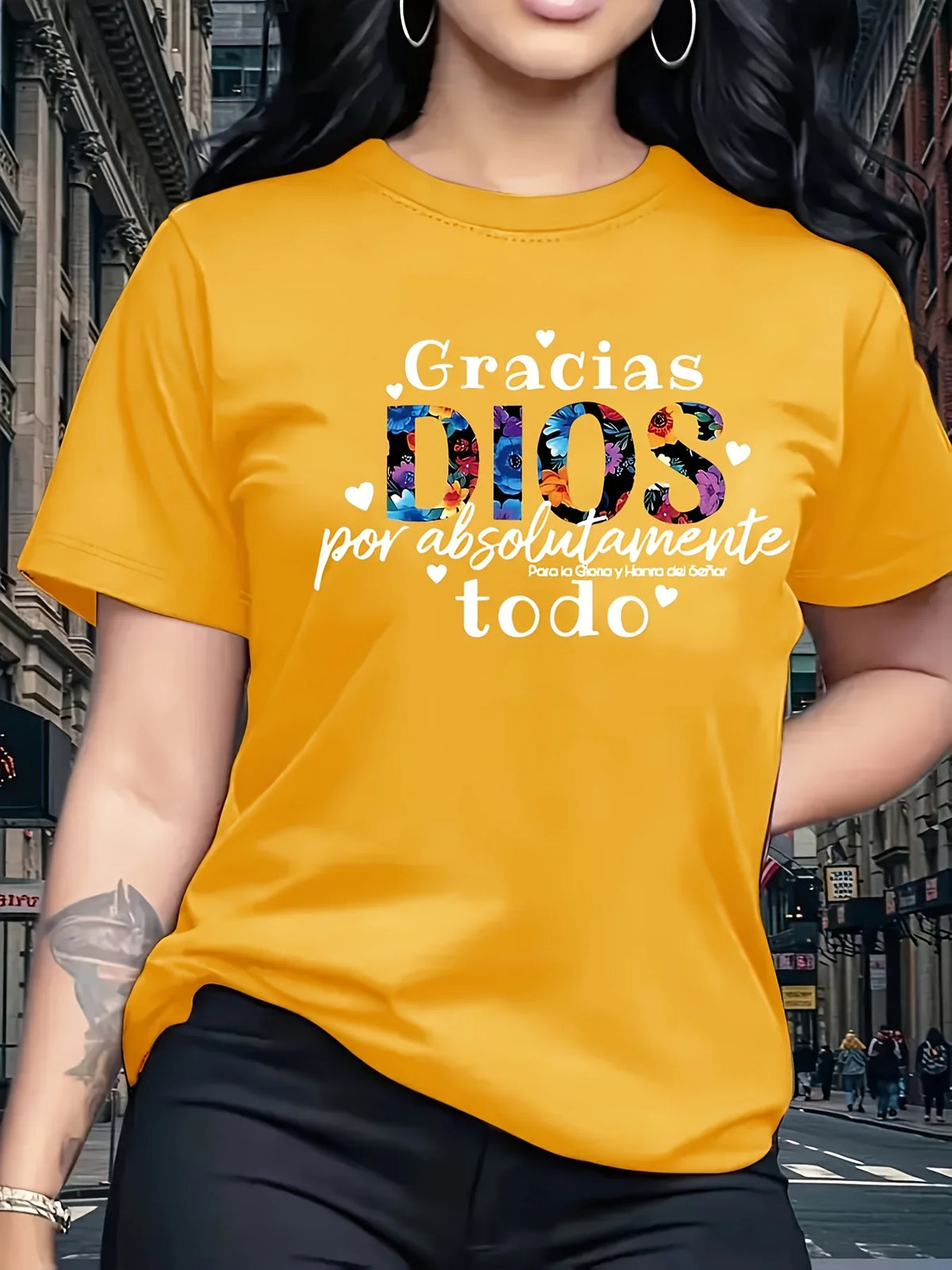 Camiseta Cristiana - Gracias Dios